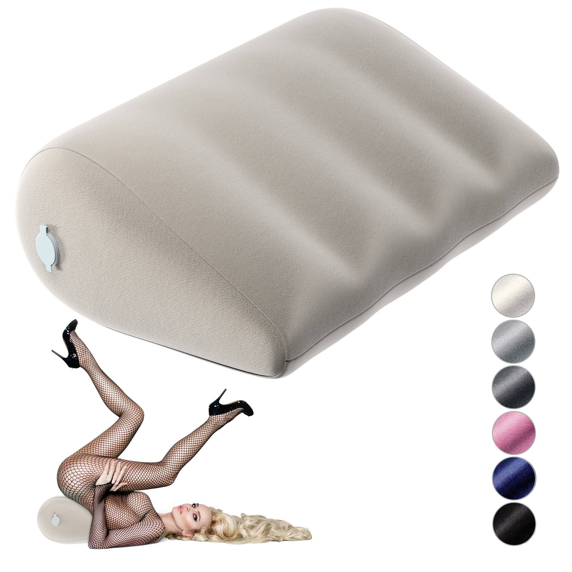 Liebesfreunde Aufblasbares Sexkissen für Sexstellungen, beige
