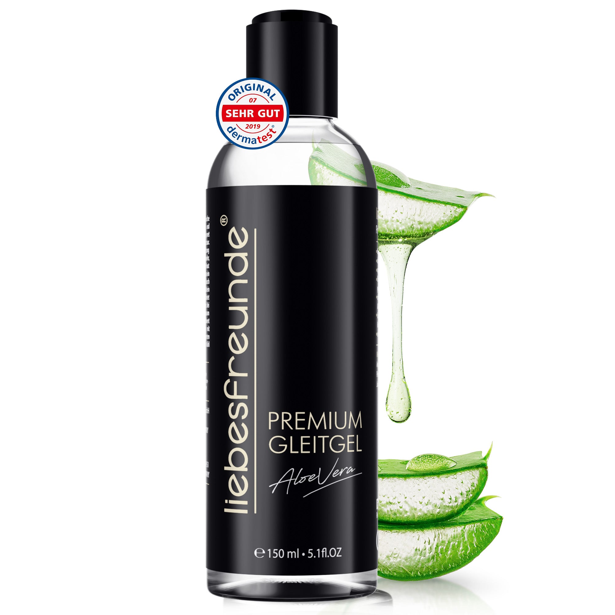 Liebesfreunde Aloe Vera Gleitgel auf Wasserbasis, 150 ml