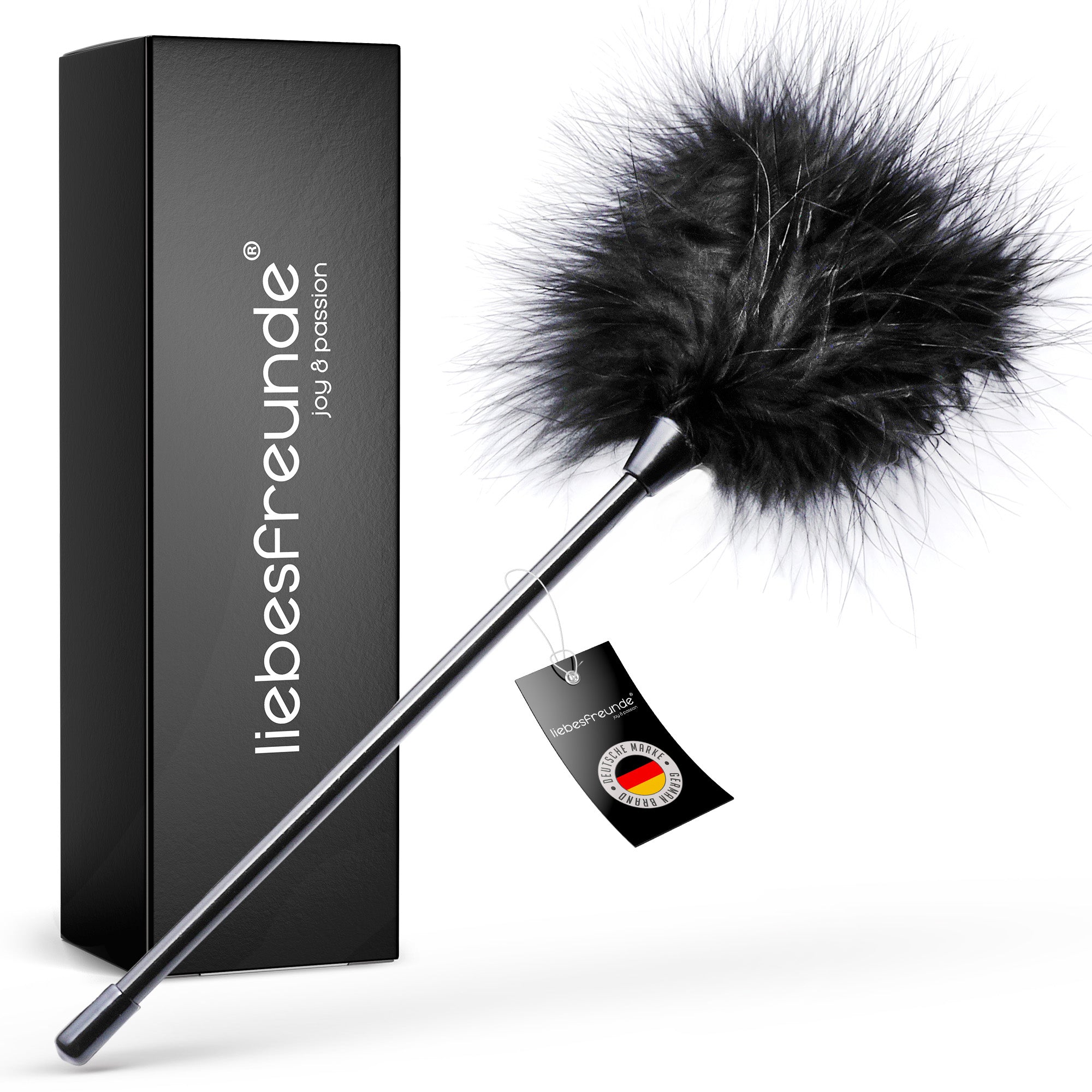 Liebesfreunde Federkitzler zum Streicheln