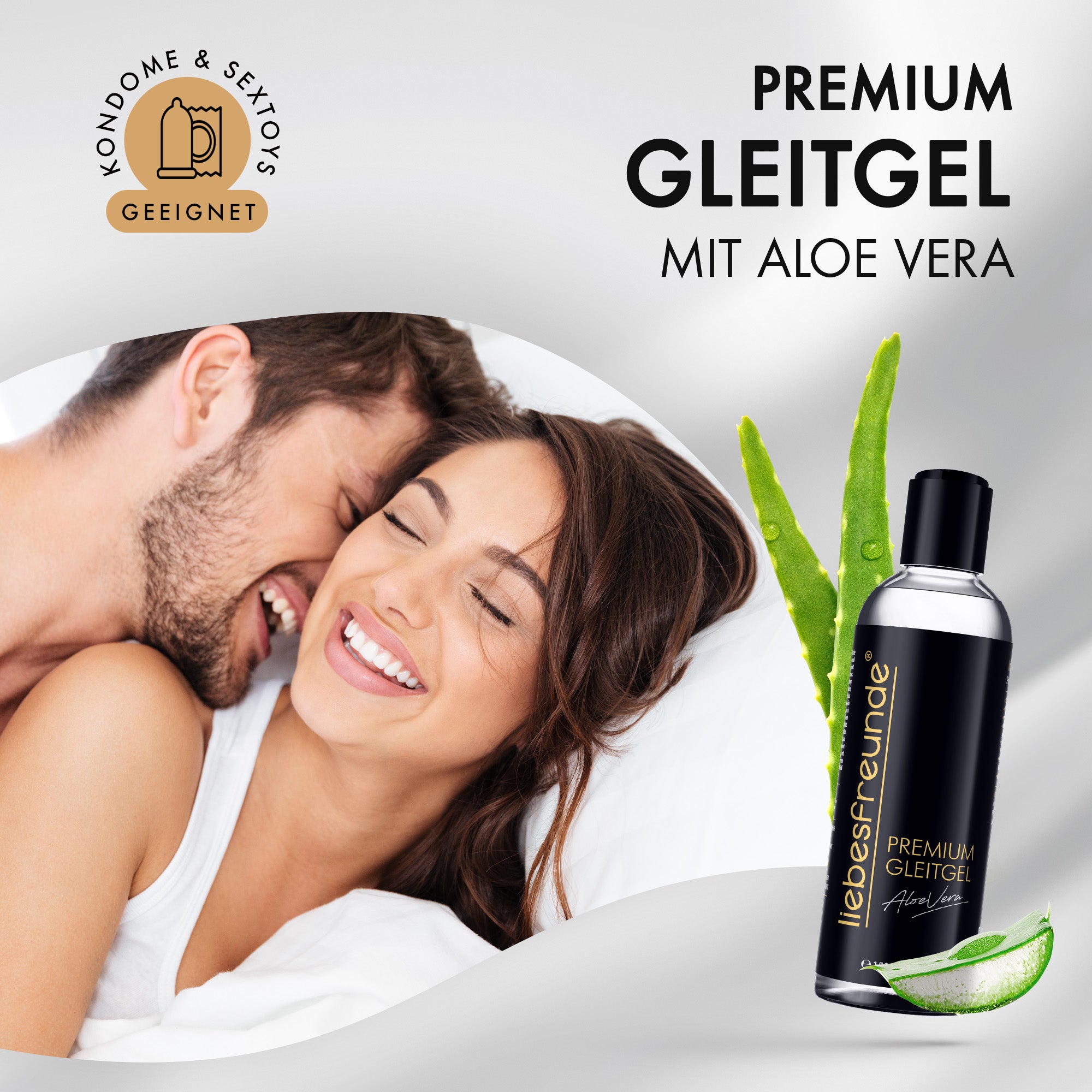 Liebesfreunde Aloe Vera Gleitgel auf Wasserbasis, 150 ml