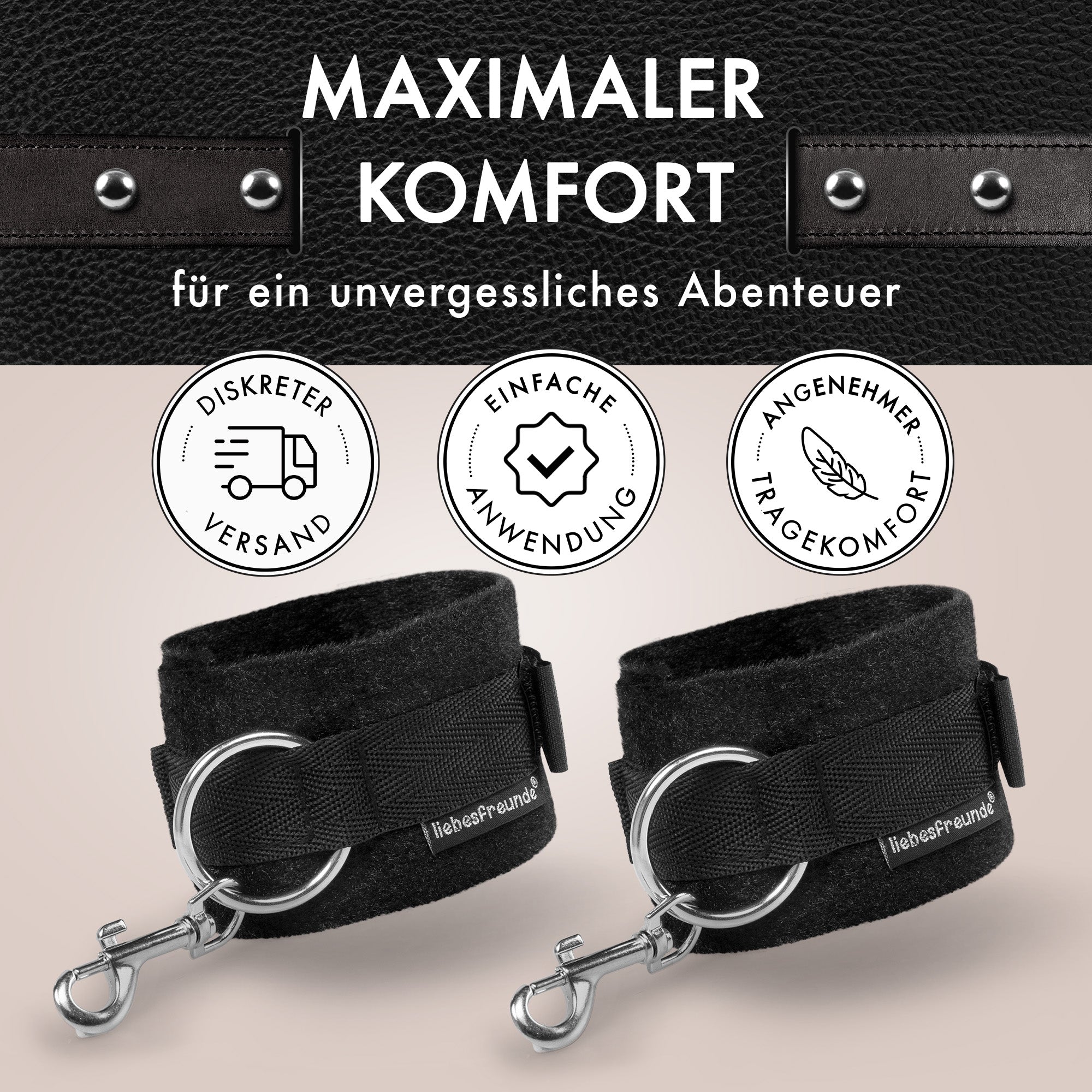 Liebesfreunde Handfesseln