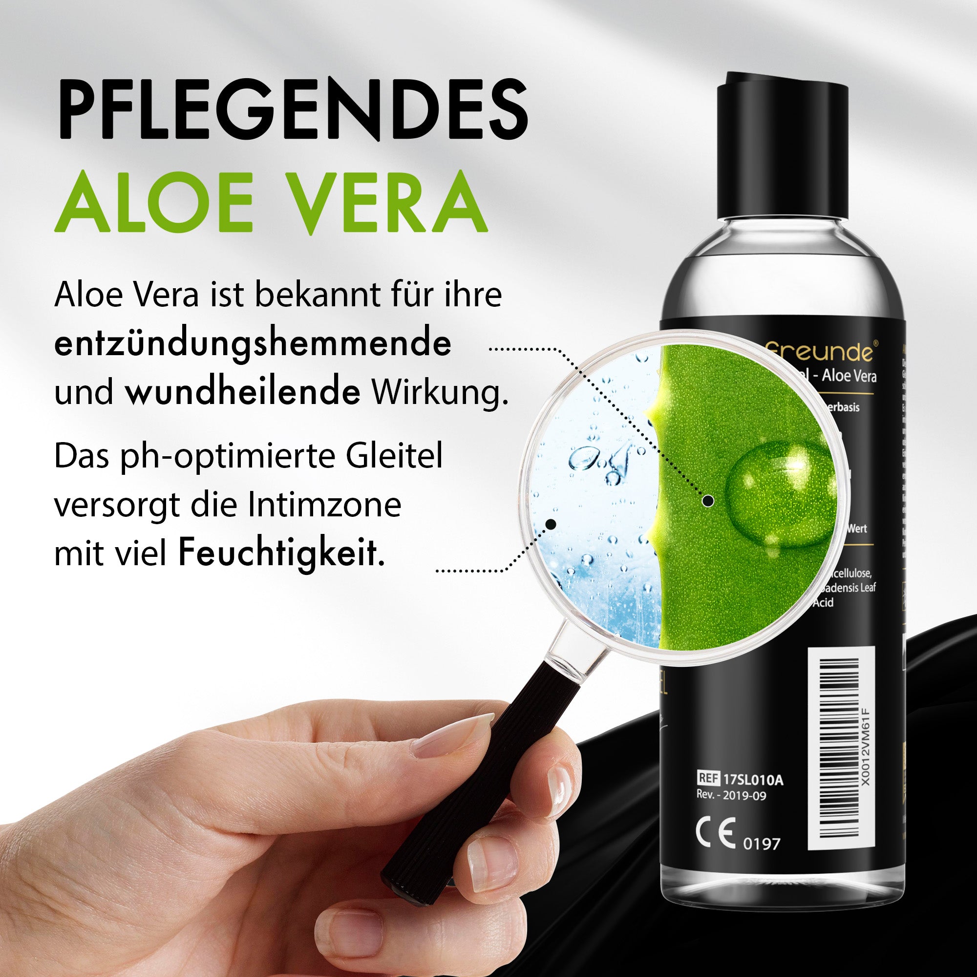 Liebesfreunde Aloe Vera Gleitgel auf Wasserbasis, 150 ml