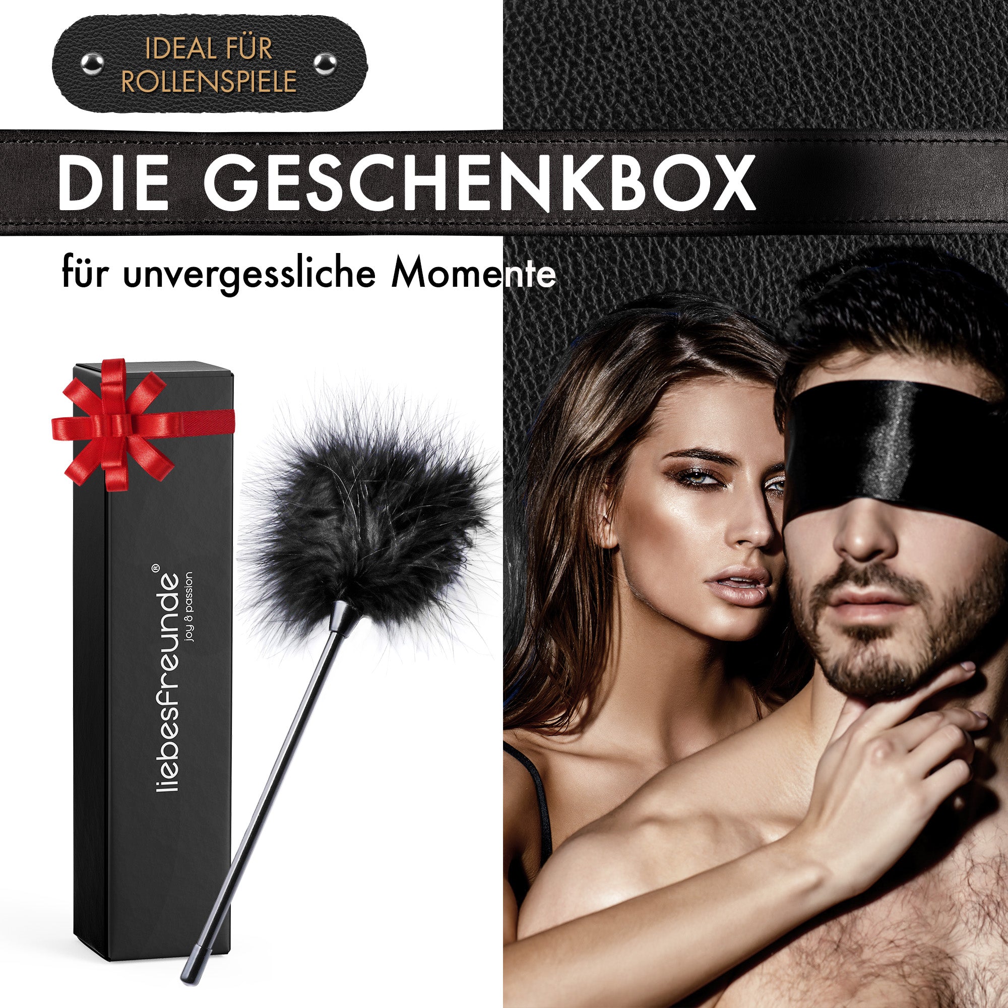 Liebesfreunde Federkitzler zum Streicheln