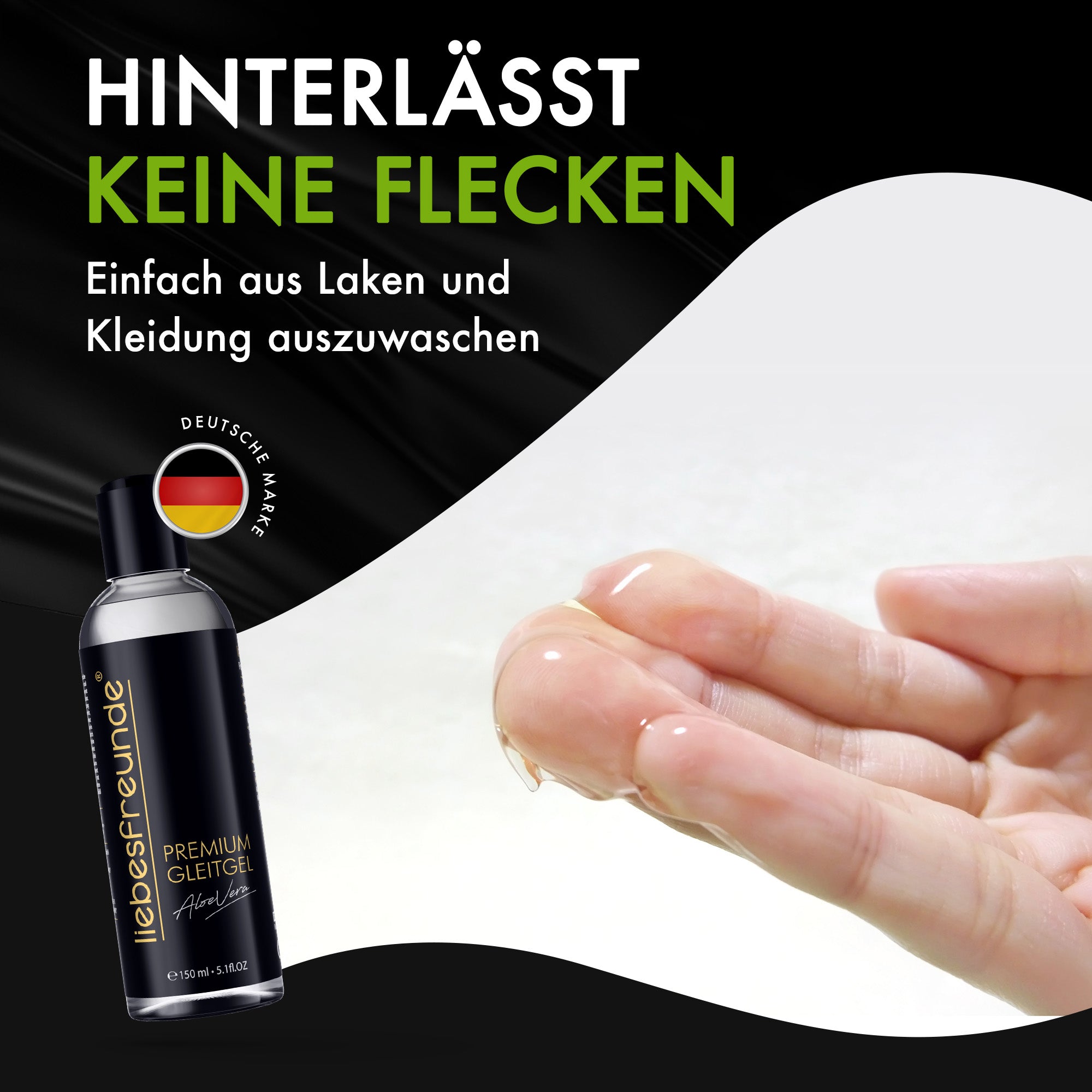 Liebesfreunde Aloe Vera Gleitgel auf Wasserbasis, 150 ml