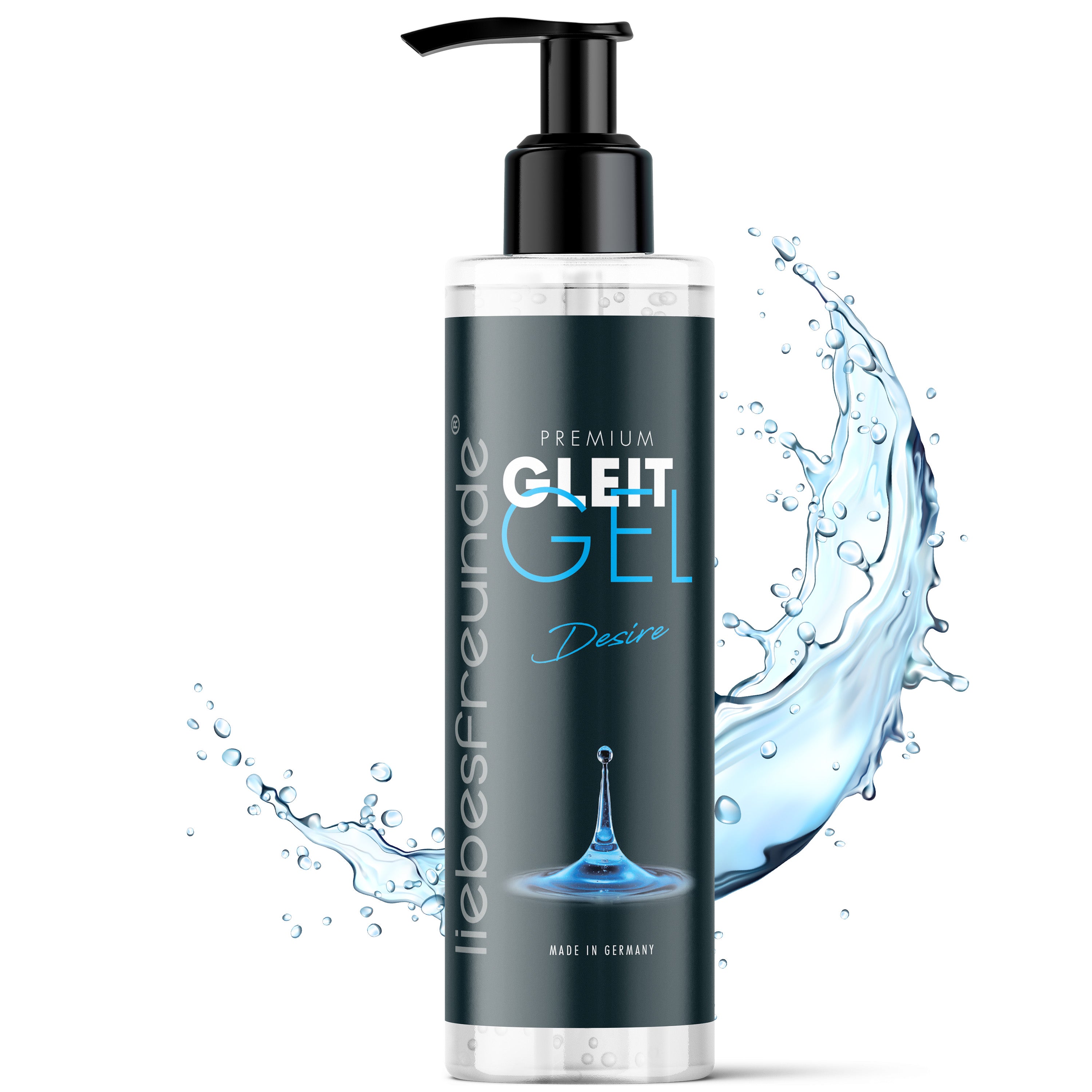 liebesfreunde Gleitgel Wasserbasis für Mann und Frau - Gleitmittel Neutral, 250 ml