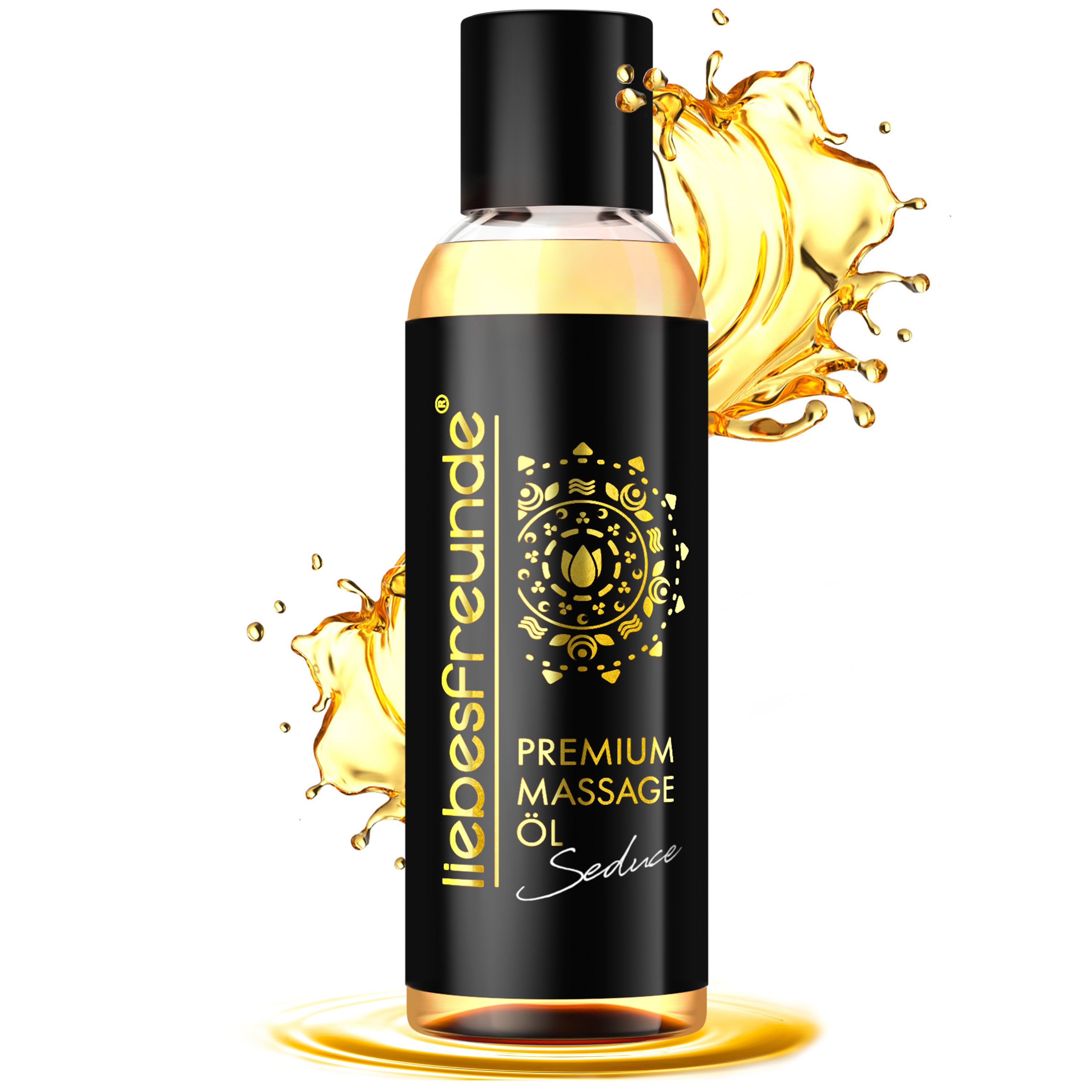 liebesfreunde® Massageöl PREMIUM für genussvolle Massagen - Erotik Massage Öl, 150 ml