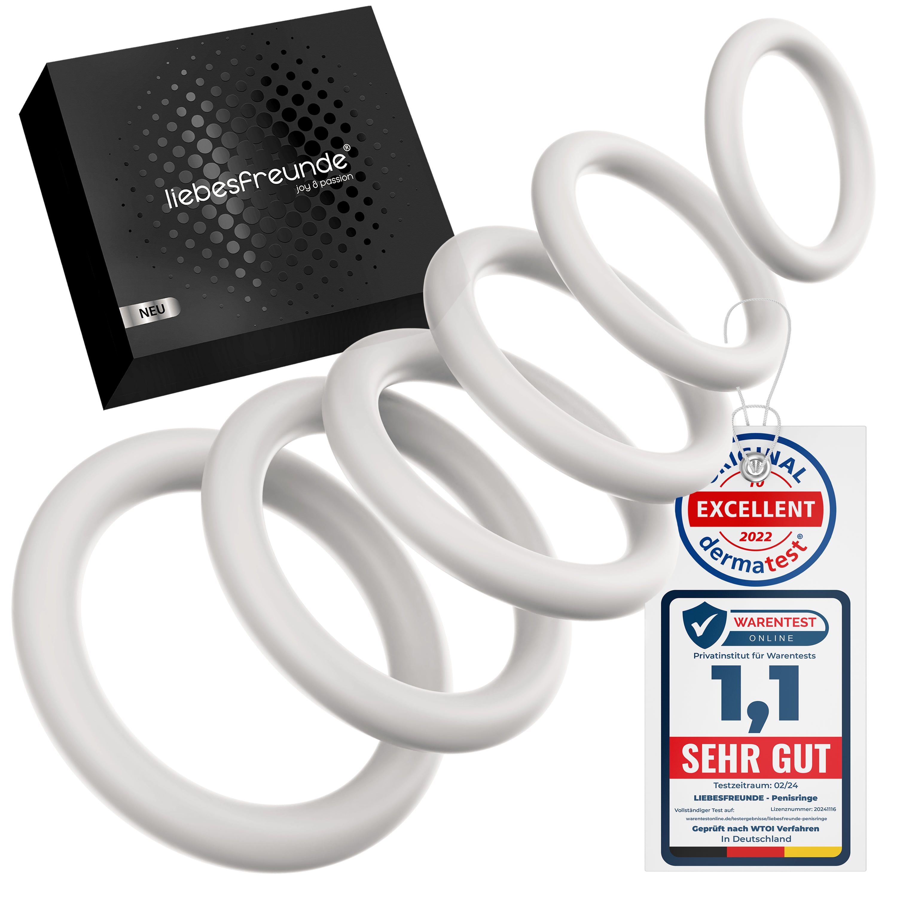 Liebesfreunde Penisring PRO 6 MASTER PRO, transparent