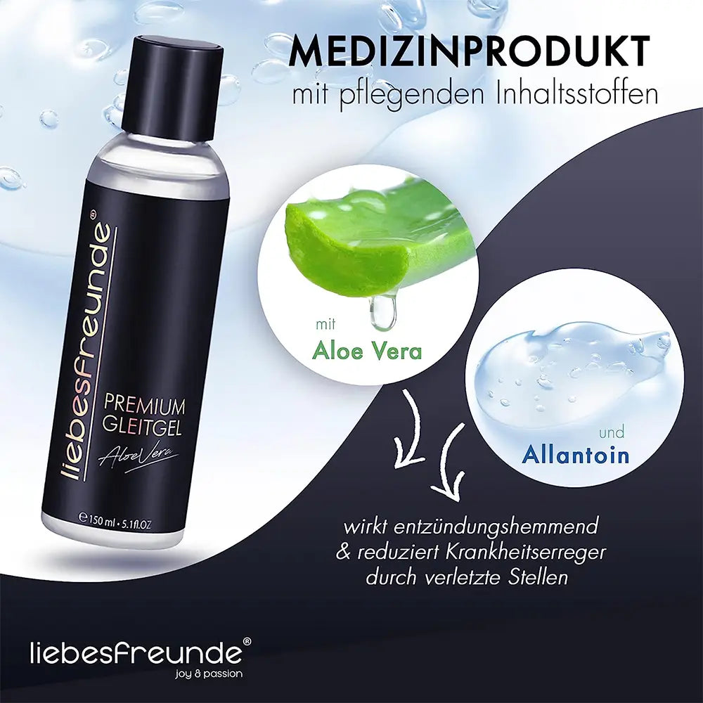 liebesfreunde® Gleitgel wasserbasiert PREMIUM - Gleitmittel auf Wasserbasis (150 ml)