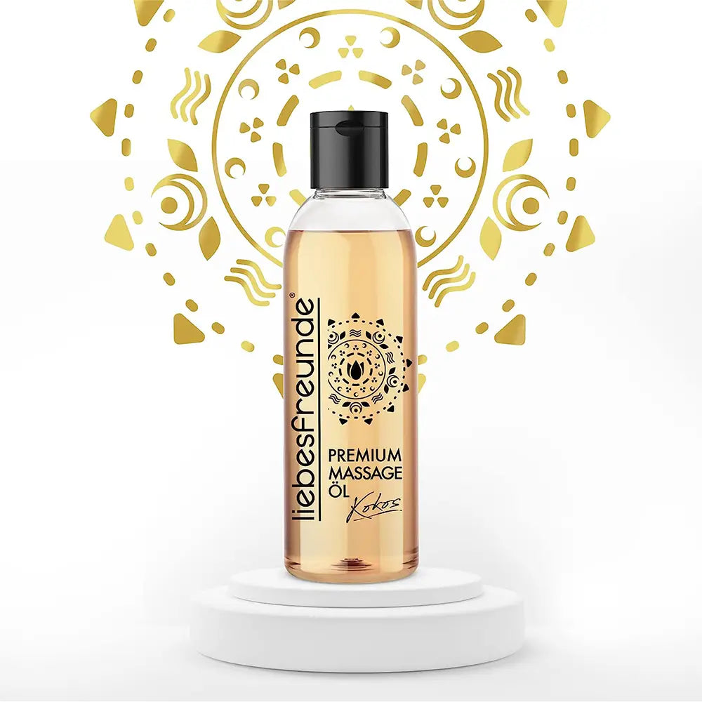 liebesfreunde® Erotik Massageöl Kokos zur Entspannung – Erotisches Massage Öl, 150 ml