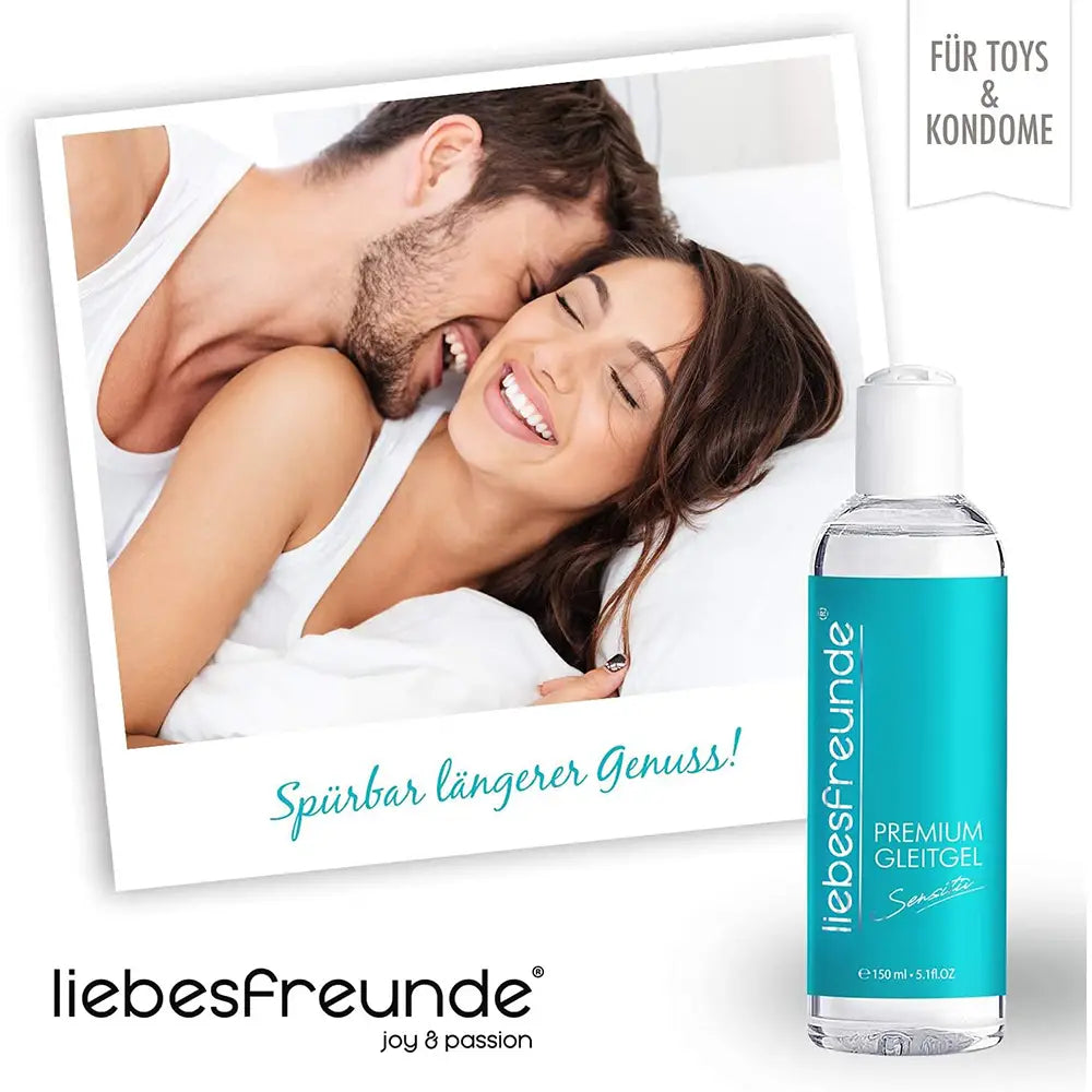 liebesfreunde® Gleitgel wasserbasiert SENSITIV (150 ml) Premium Gleitmittel Intimgel