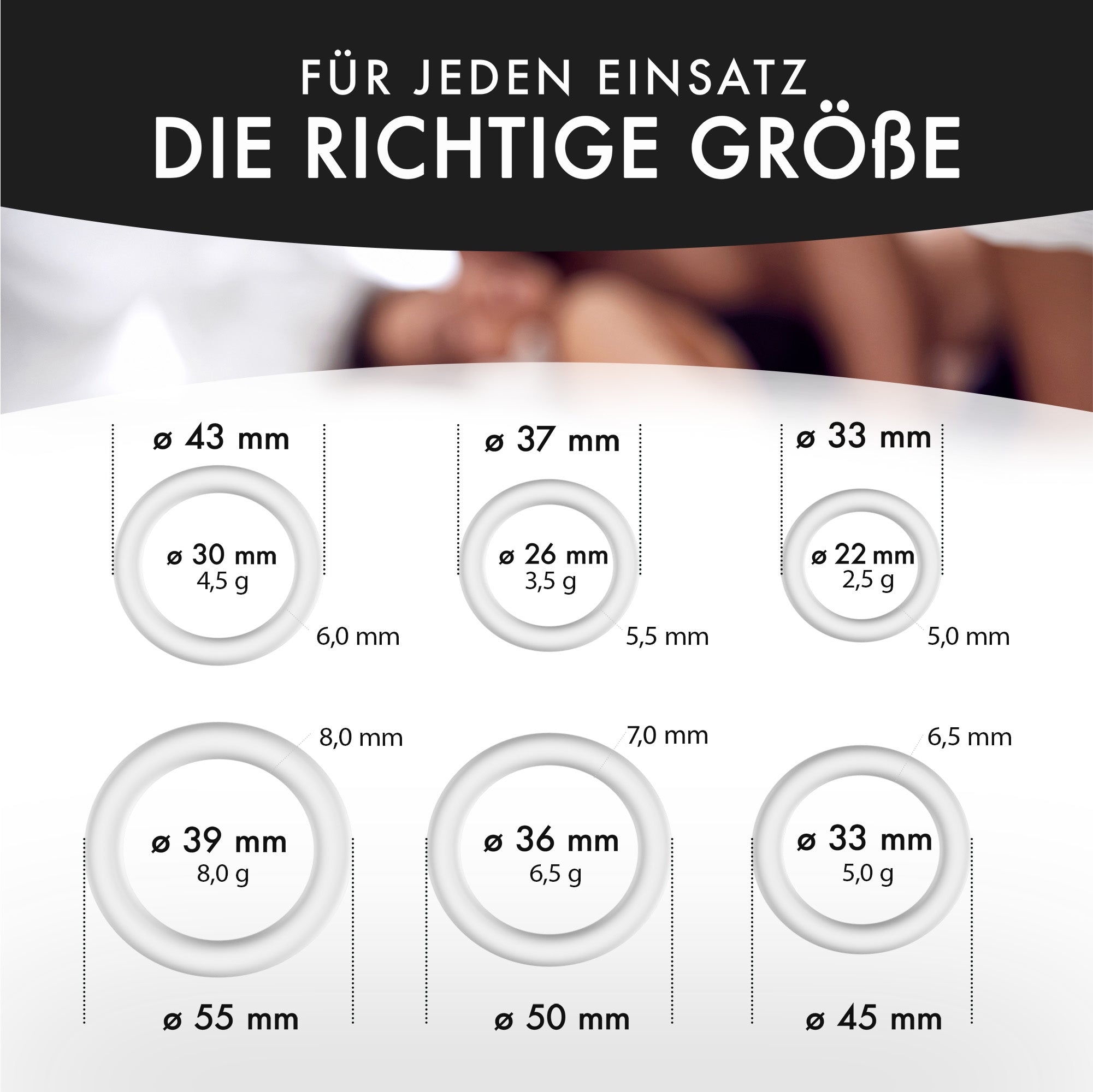 Liebesfreunde Penisring PRO 6 MASTER PRO, transparent