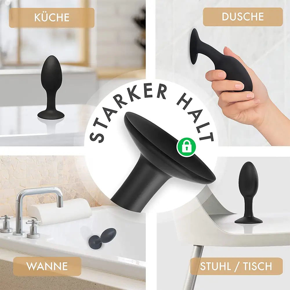 Liebesfreunde Analplug 3er Set für Fortgeschrittene