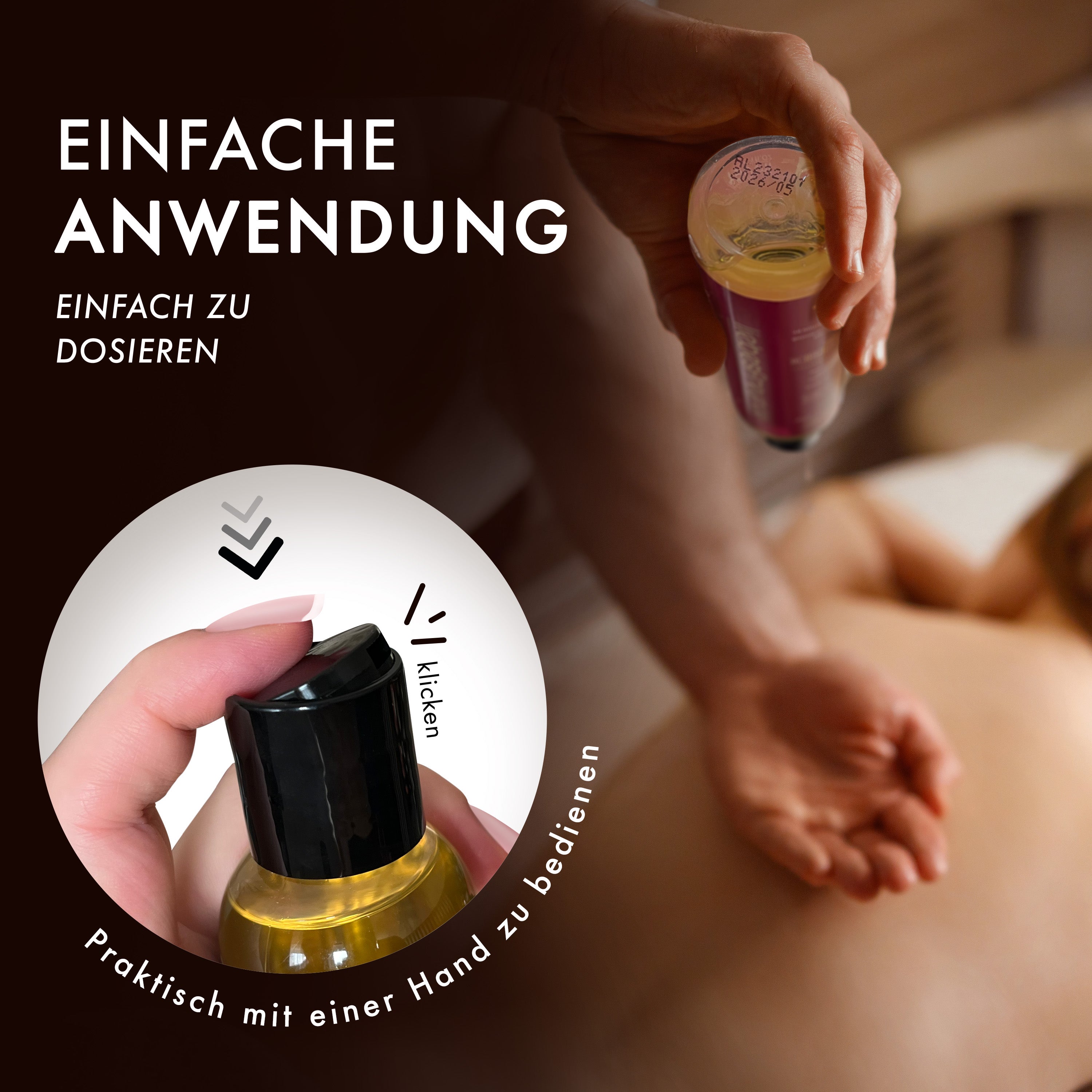 Liebesfreunde Erotik Massageöl Joy, 150 ml