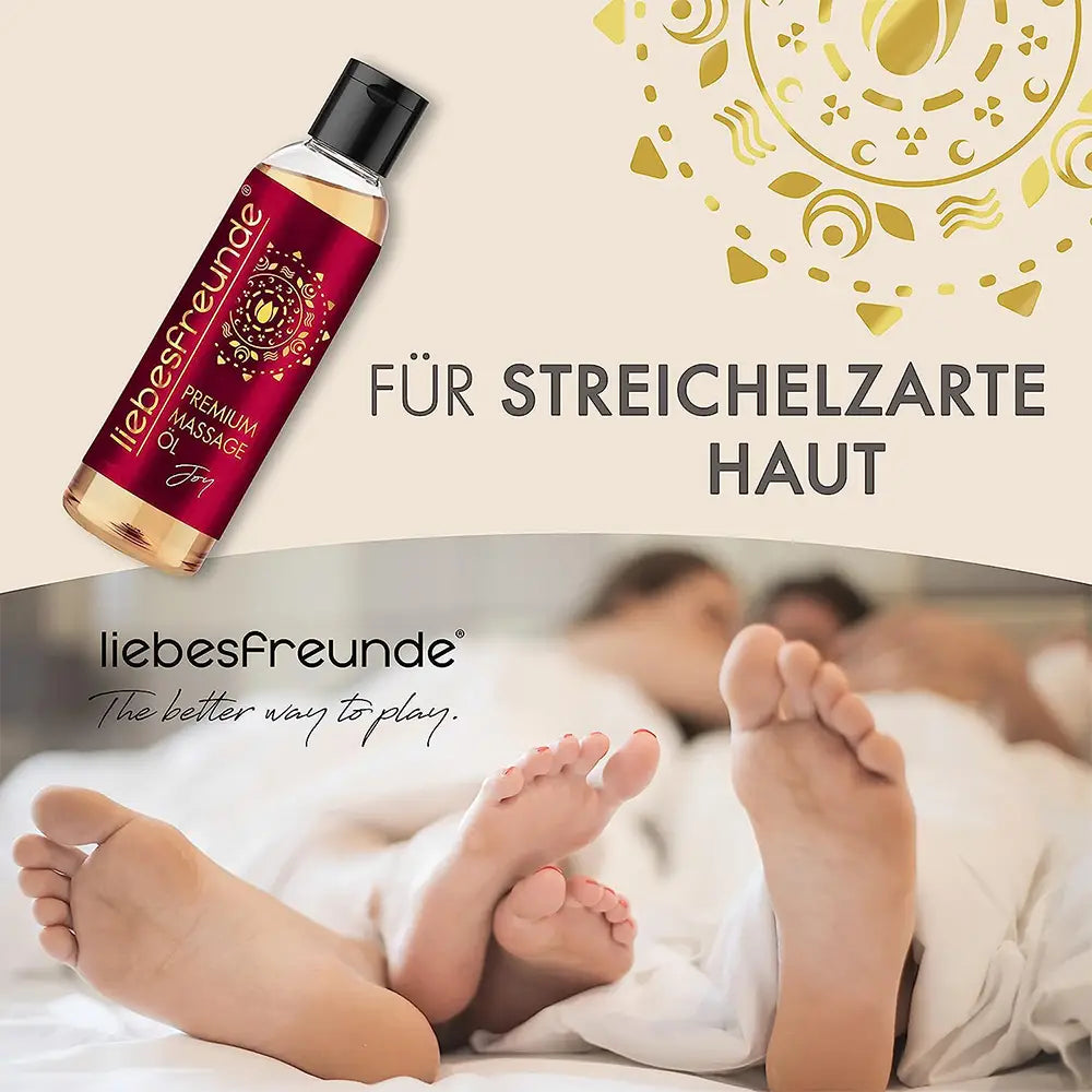 liebesfreunde® Massageöl Joy - Sinnliches Massage Öl zur Entspannung für Paare, 150 ml