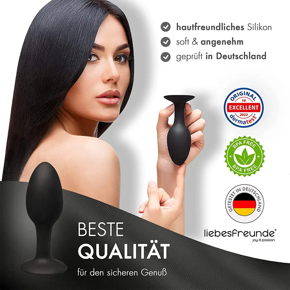 Liebesfreunde Analplug 3er Set für Fortgeschrittene