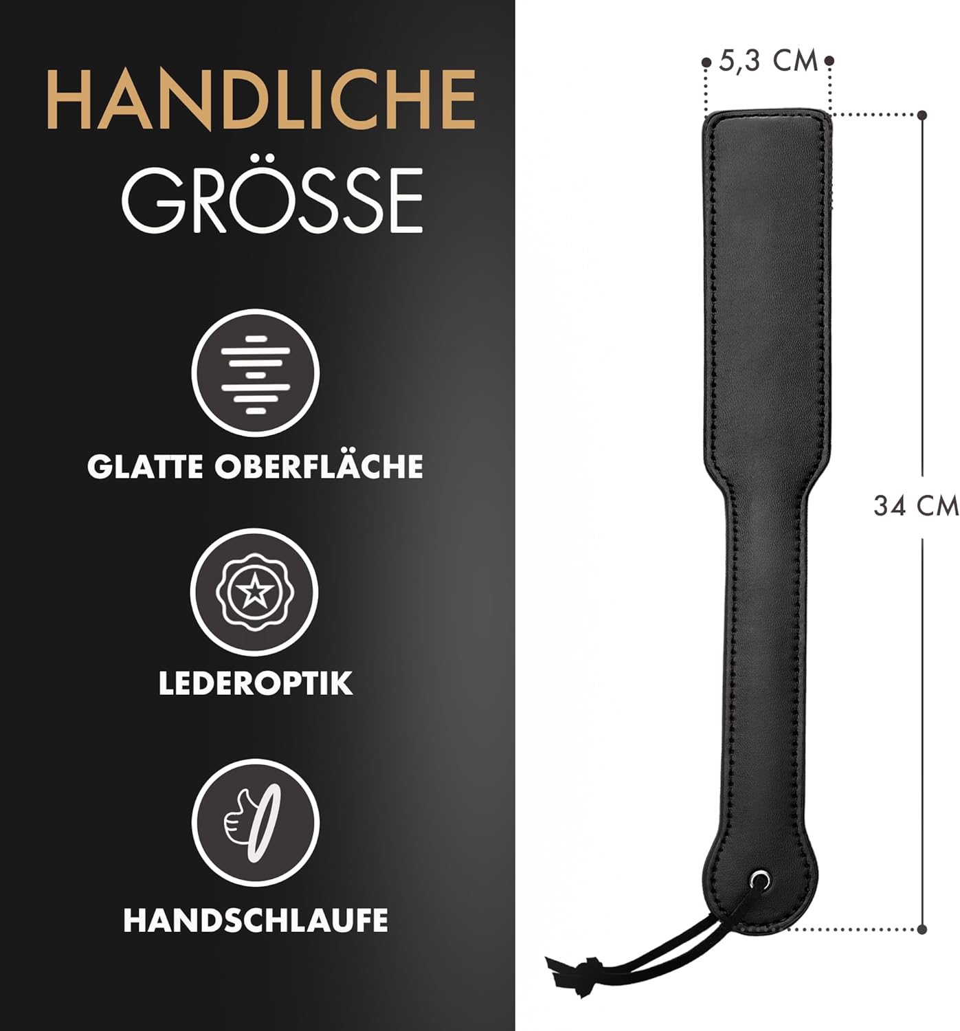 Liebesfreunde BDSM Flogger inkl. Federkitzler