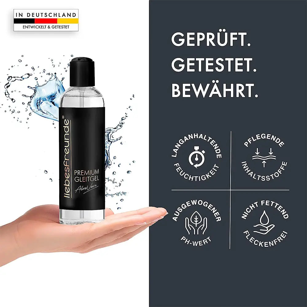 liebesfreunde® Gleitgel wasserbasiert PREMIUM - Gleitmittel auf Wasserbasis (150 ml)