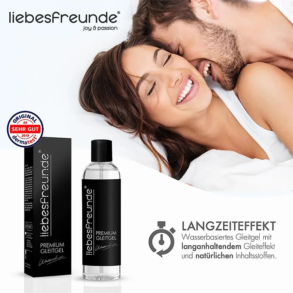 liebesfreunde Gleitgel Wasserbasis für Mann und Frau - Gleitmittel Neutral, 250 ml