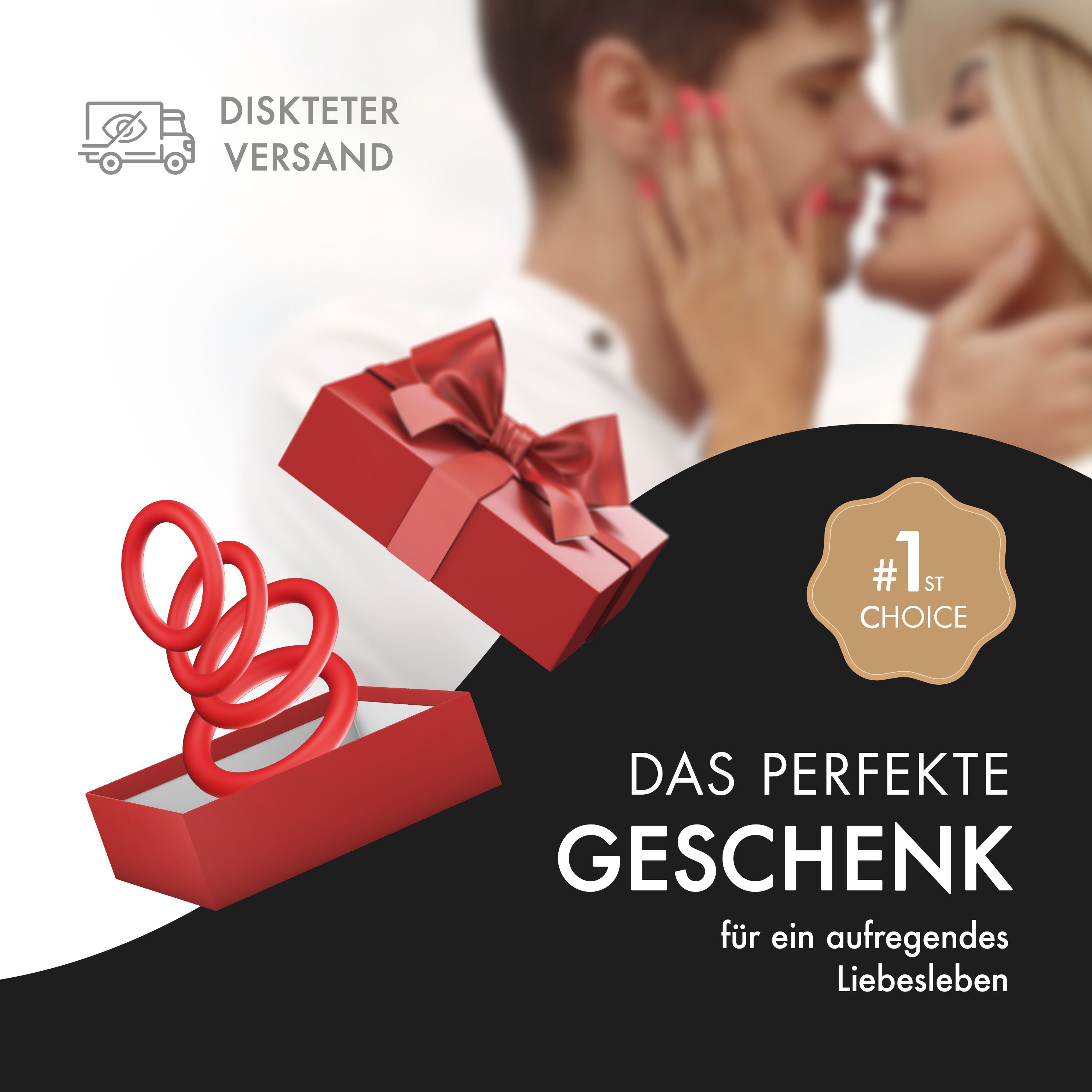 Liebesfreunde Penisringe PRO 6 MASTER PRO, rot