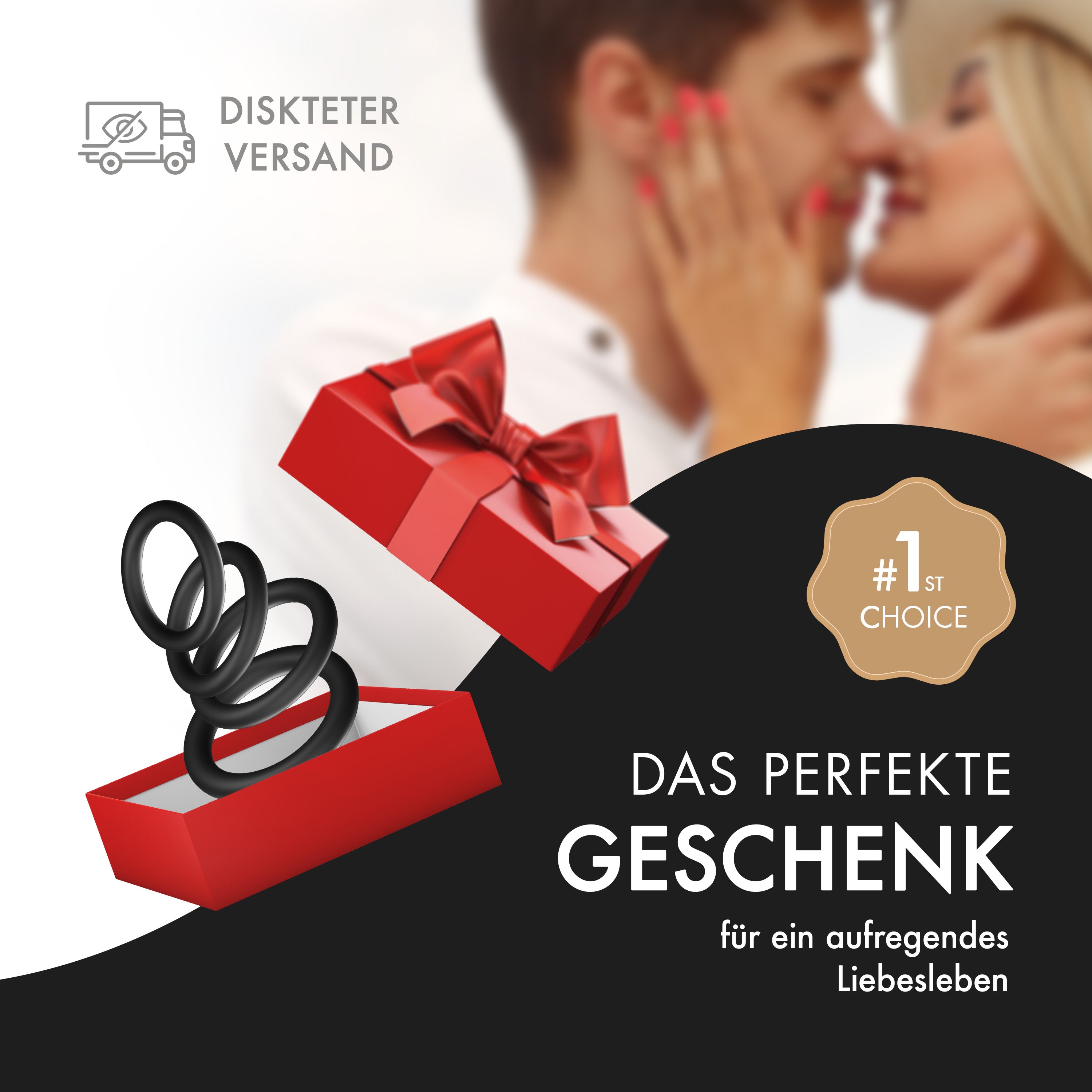 Liebesfreunde Penisringe PRO 6 MASTER PRO, schwarz