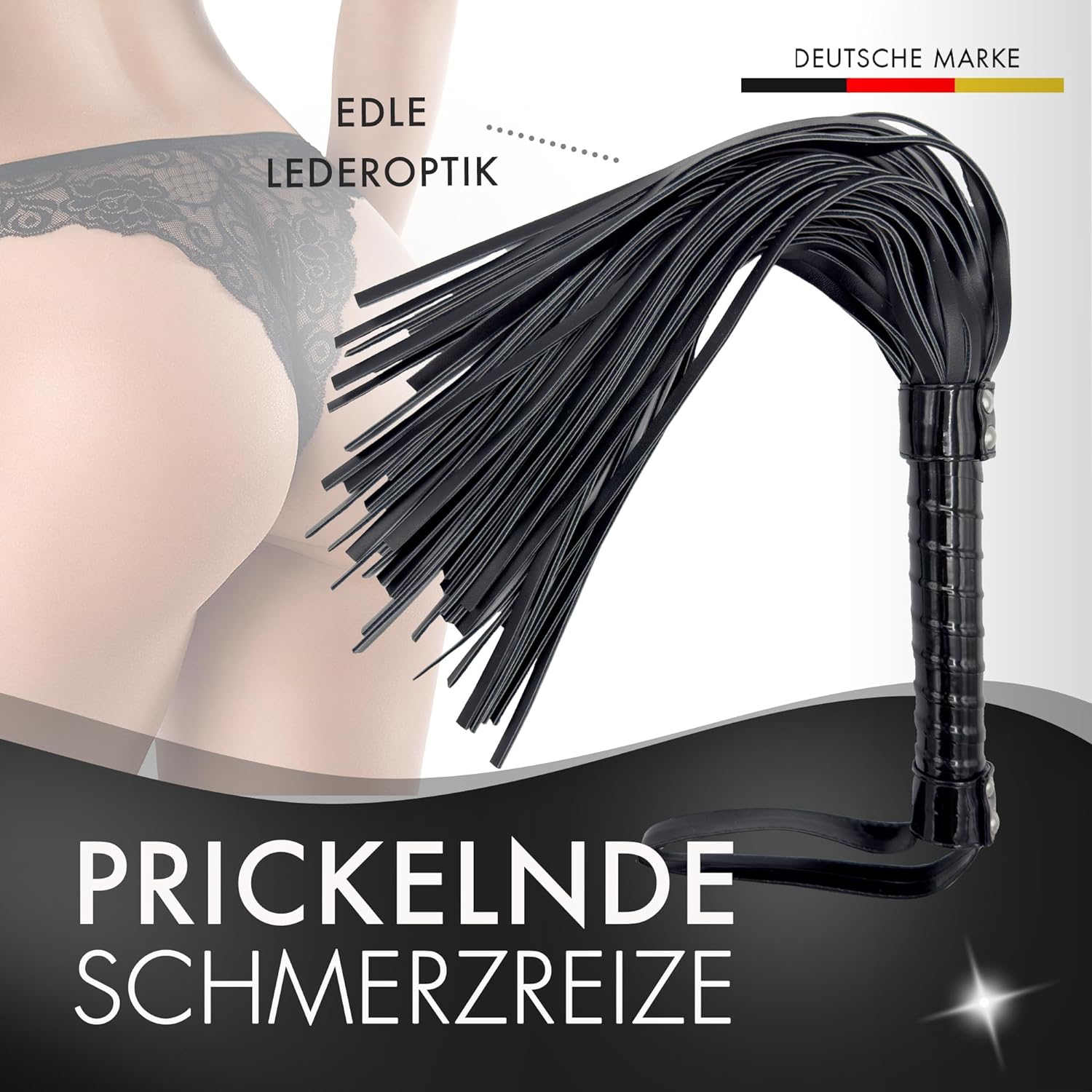 Liebesfreunde Peitsche inkl. Augenbinde