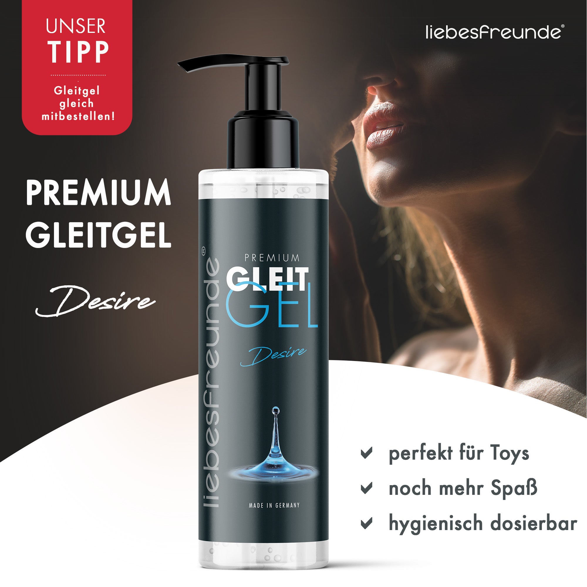 liebesfreunde® Silikon Penisringe Sex Spielzeug für Männer - Cockring Sexspielzeug für den Mann (blau)
