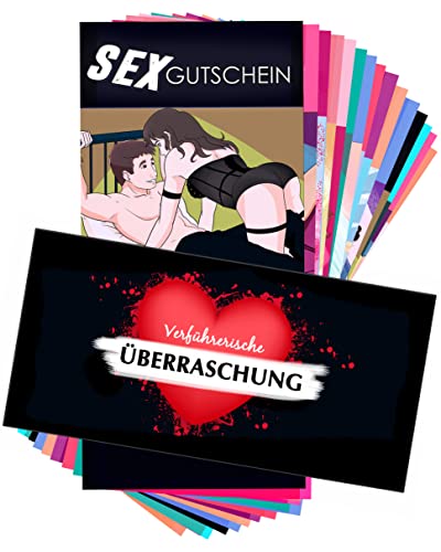 MÄNNERGESCHENK Sex Gutscheine für Paare (deutsch) - 16 erotische Verwöhngutscheine mit originellen Sex-Stellungen für den Freund, Mann