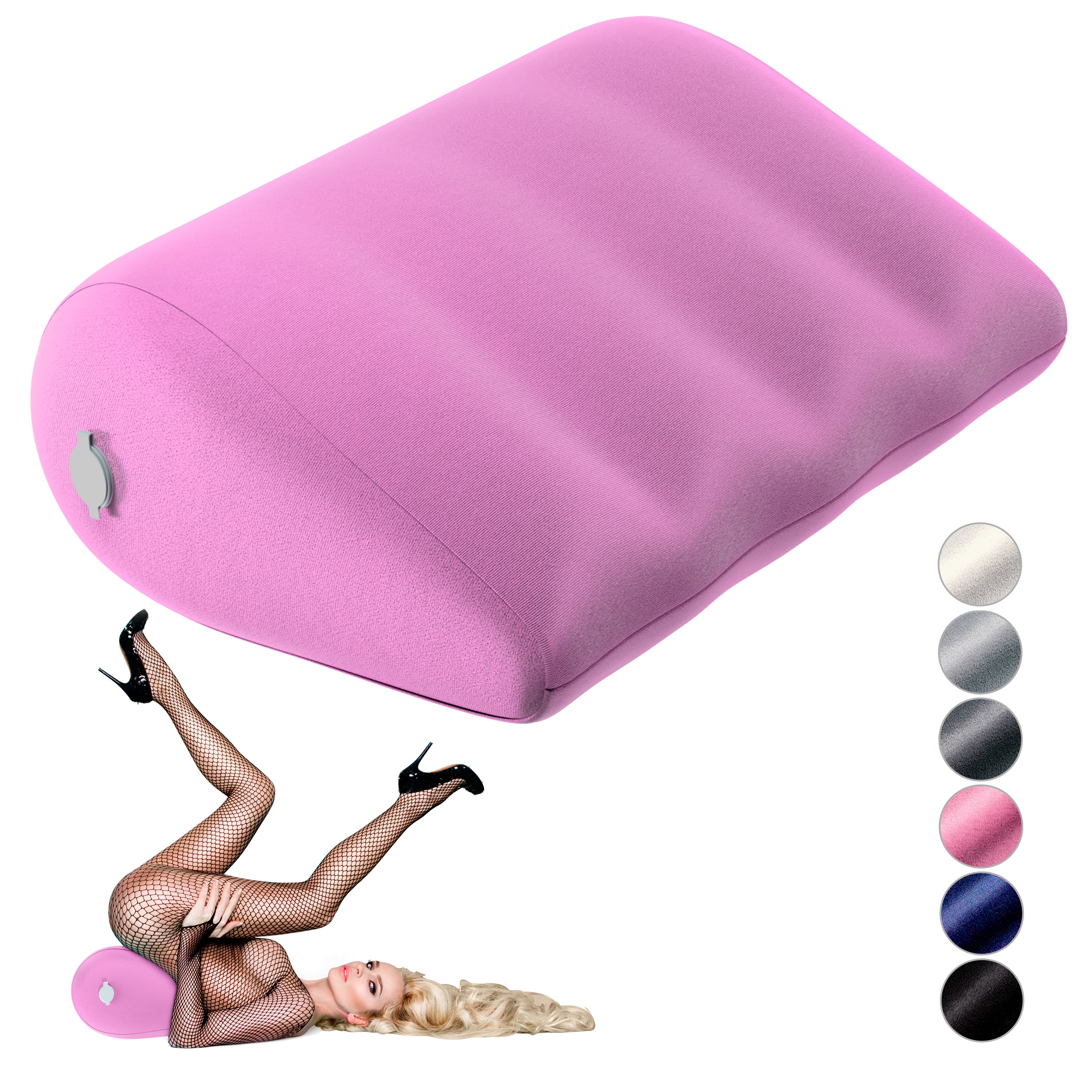 liebesfreunde® Aufblasbares Kissen - Sex Lendenkissen für mehr Spaß - Kissen aufblasbar für Sexstellungen - Sexspielzeug für Frauen, pink…