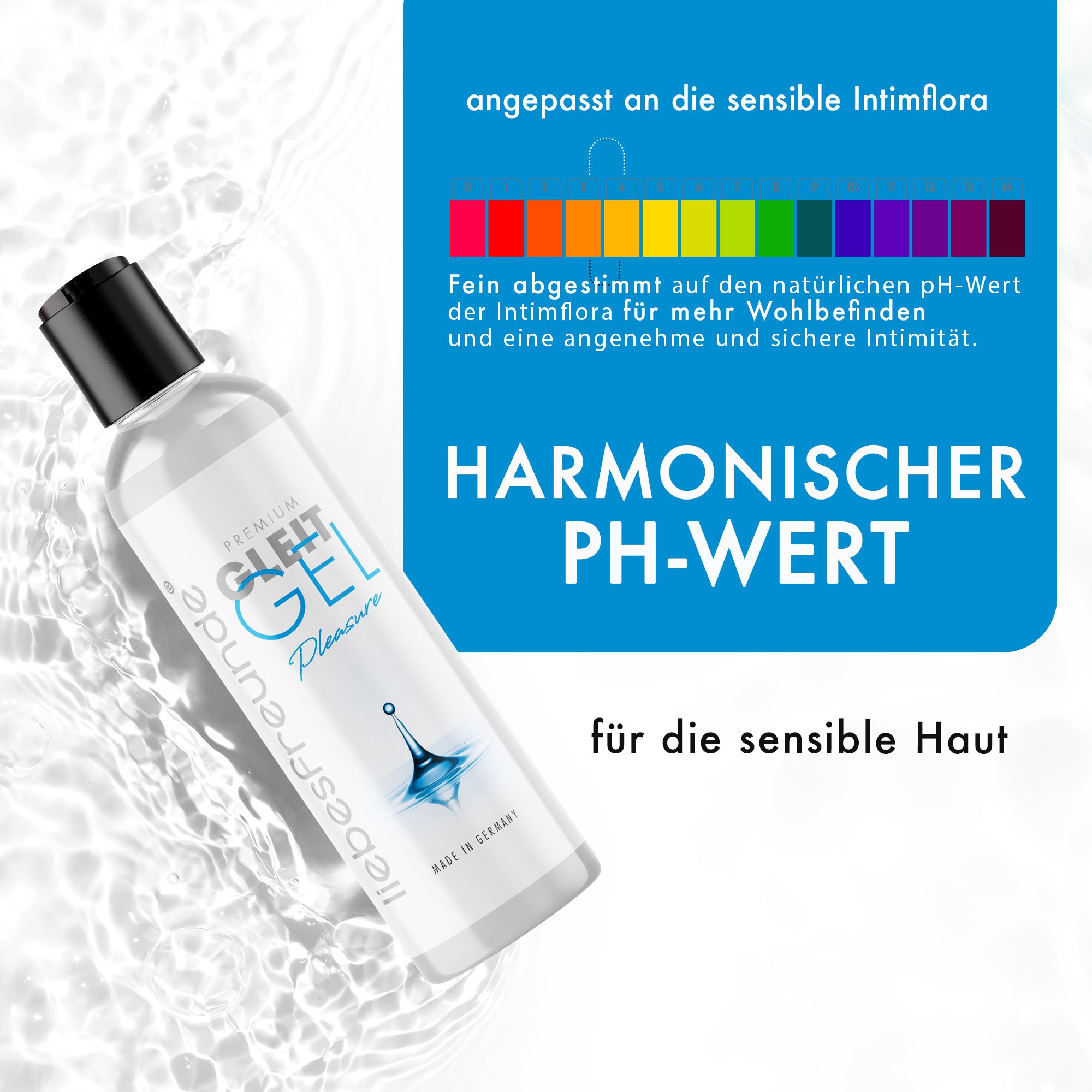 Liebesfreunde® Gleitgel Pleasure - Wasserbasis, 150 ml