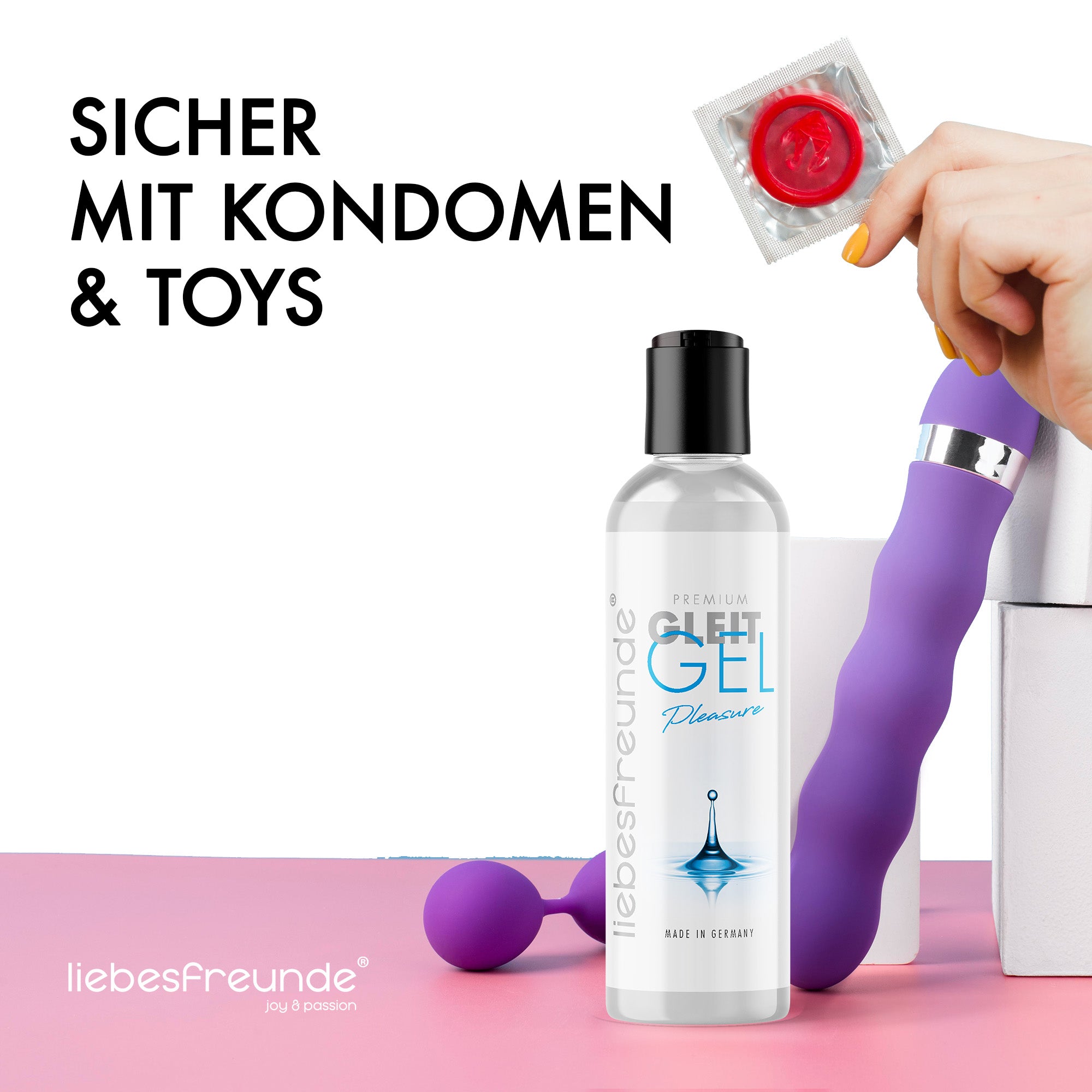 Liebesfreunde® Gleitgel Pleasure - Wasserbasis, 150 ml