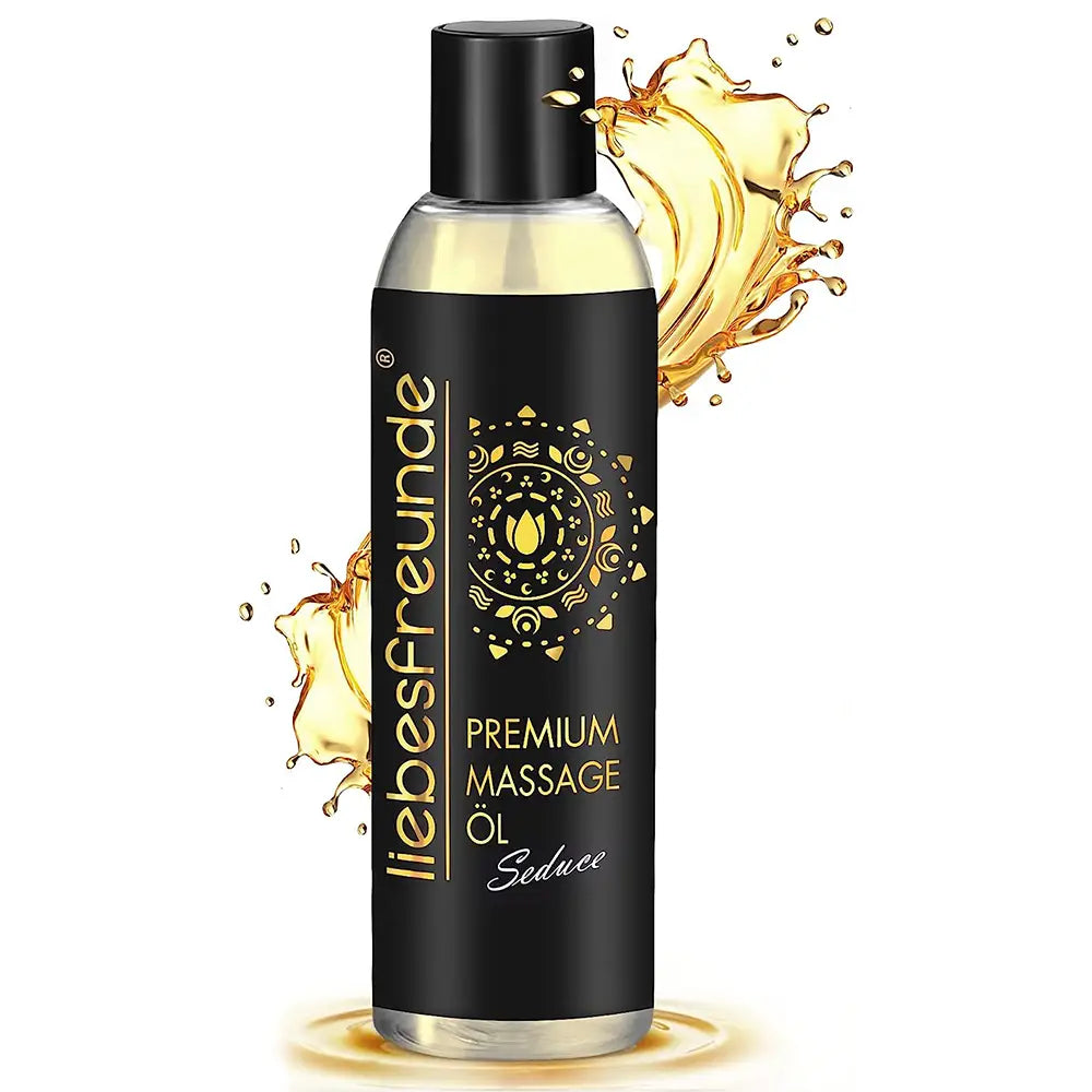 liebesfreunde® Massageöl PREMIUM für genussvolle Massagen - Erotik Massage Öl, 150 ml